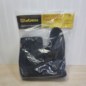 LaCrosse Replacement Boot Liners 9mm Wool‎ Felt Mens Black Size 8 New